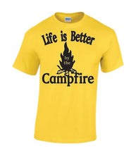 Load image into Gallery viewer, Life Is Better By The Campfire T-shirts
