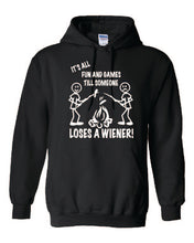 Load image into Gallery viewer, It's all Fun and Games Youth Hoodie White Letters
