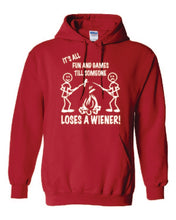 Load image into Gallery viewer, It's all Fun and Games Youth Hoodie White Letters
