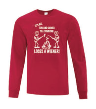Load image into Gallery viewer, It's all Fun and Games White Letters Long Sleeves
