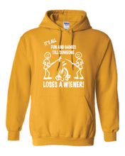 Load image into Gallery viewer, It's all Fun and Games Youth Hoodie White Letters
